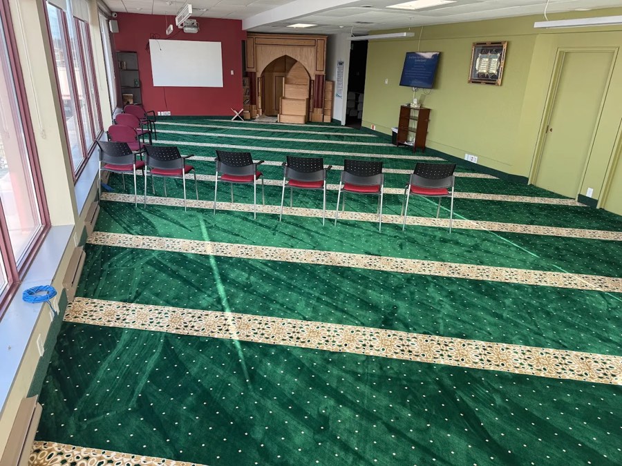 The prayer hall at Umul Qura Learning Centre
