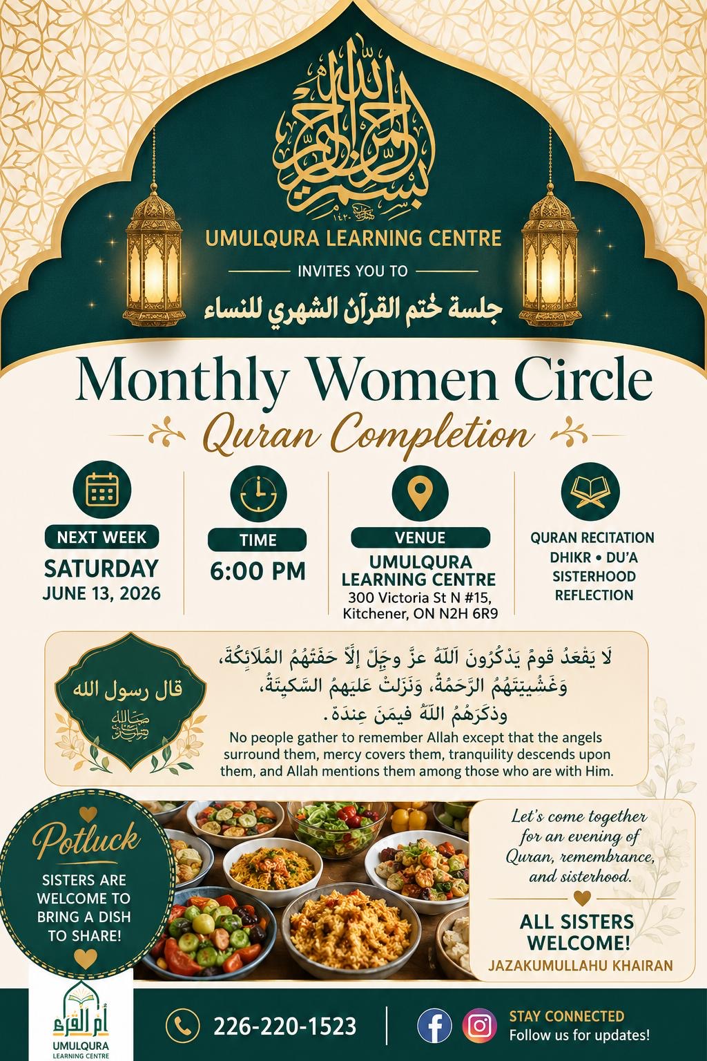 Women's Circle event poster